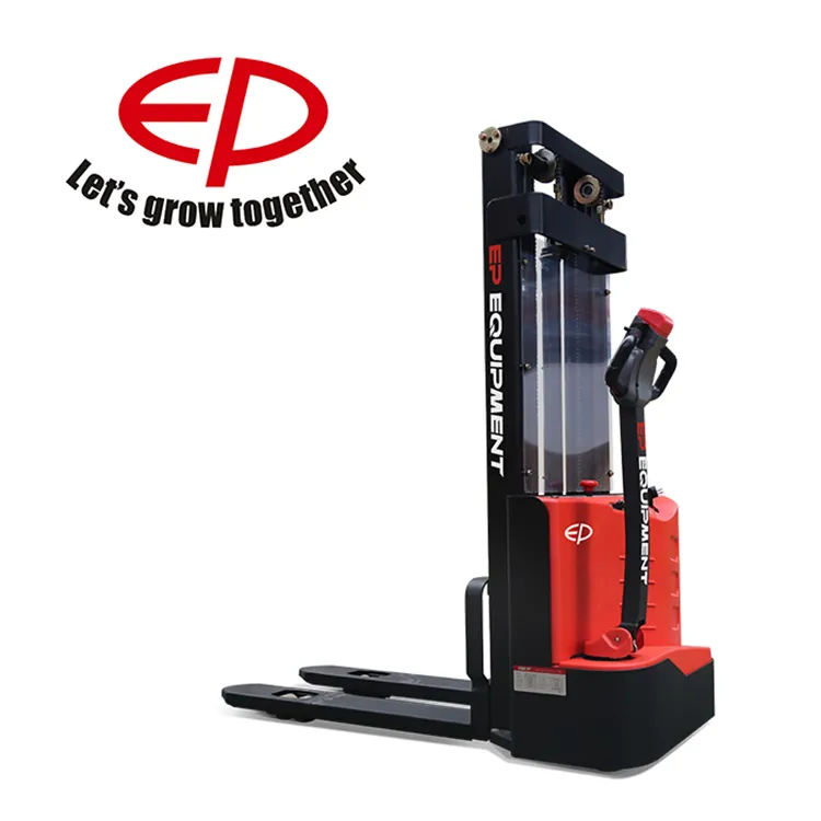 Narrow aisle stacker EP light duty 4000mm lift height 1 ton capacity for sale