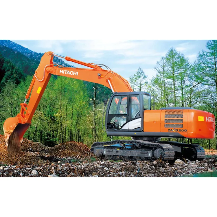 HITACHI ZX200 Second Hand Excavators Used Excavators