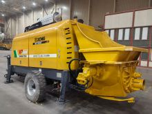 XCMG Used Concrete Trailer Pump Machine HBT10022V ydraulic trailer mounted concrete pump Price