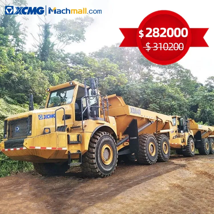 XCMG OEM Used Articulated Dump Truck XDA40 40ton Mining Truck for sale