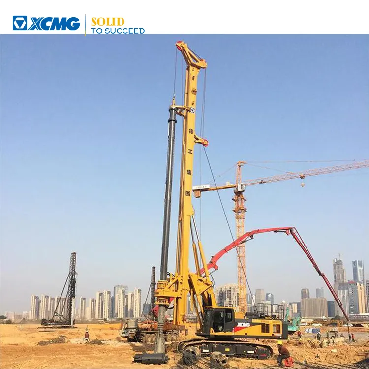 XCMG Officail XR220D used hydraulic rotary drilling rig for sale