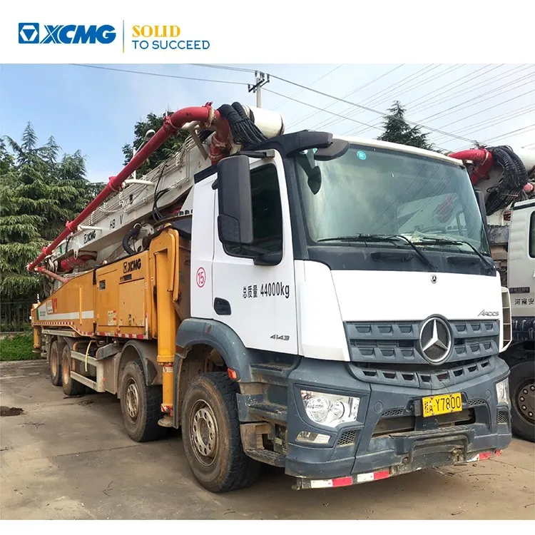 XCMG Official Second-hand Concrete Pump Machine HB58V with Mercedes chassis Hot Sale