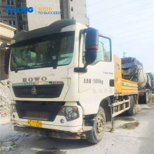 XCMG Official Second Hand Concrete Truck With Pump HBC10022V Used Truck Mounted Concrete Pump