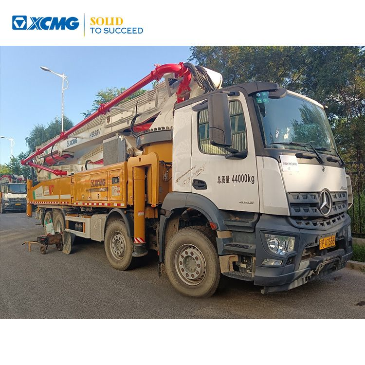 XCMG Manufacturer 58m Used Construction Concrete Pump HB58V with Benz Chassis