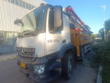 XCMG Manufacturer 58m Used Construction Concrete Pump HB58V with Benz Chassis