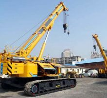 XCMG Factory Second-Hand Mobile Telescopic Boom Crawler Crane XGC55T for Sale