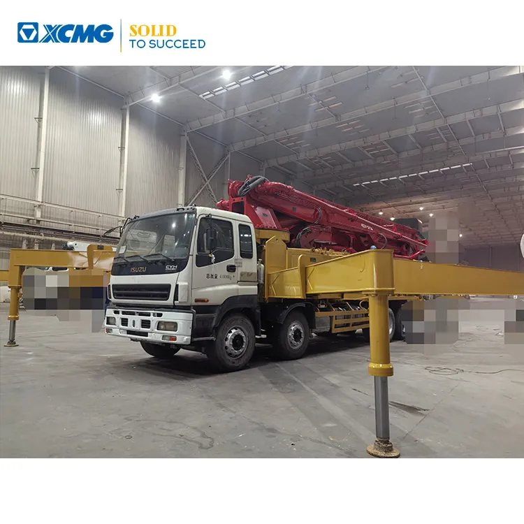 XCMG Official 49m Second Hand Truck-Mounted Concrete Boom Pump HB49K Factory Price