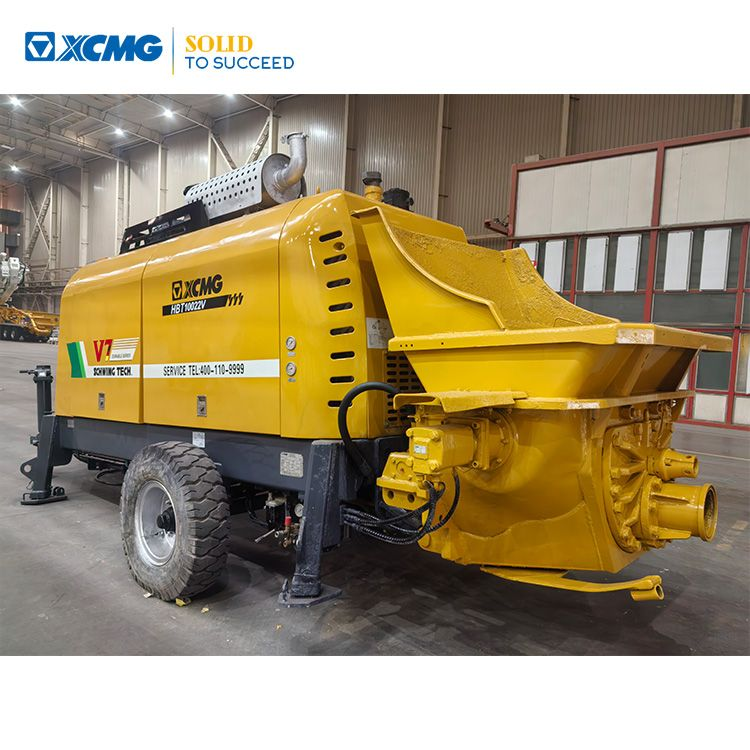 XCMG Used Concrete Trailer Pump Machine HBT10022V ydraulic trailer mounted concrete pump Price