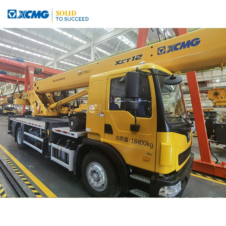 XCMG Official 12 Ton Used Truck Crane Mini Mobile Crane XCT12 in stock