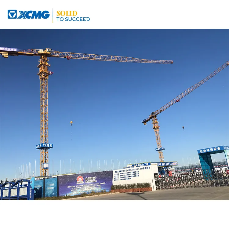 XCMG Official 68m Lifting Height 8Ton Second Hand Tower Crane XGT6018-8S1 Price