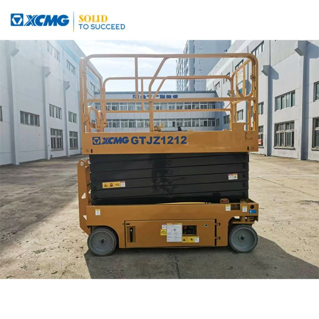 XCMG Used Aerial Work Platform warehouse platform lift GTJZ1212 for sale