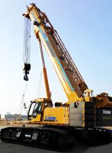 XCMG Factory Second-Hand Mobile Telescopic Boom Crawler Crane XGC55T for Sale