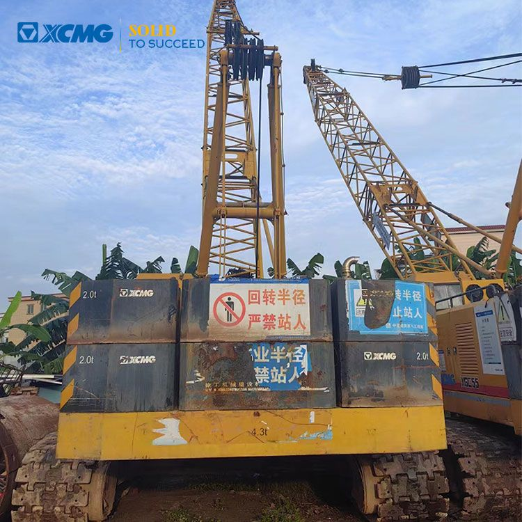 XCMG 55 Ton Used Crawler Cranes XGC55 Crane Machine Price