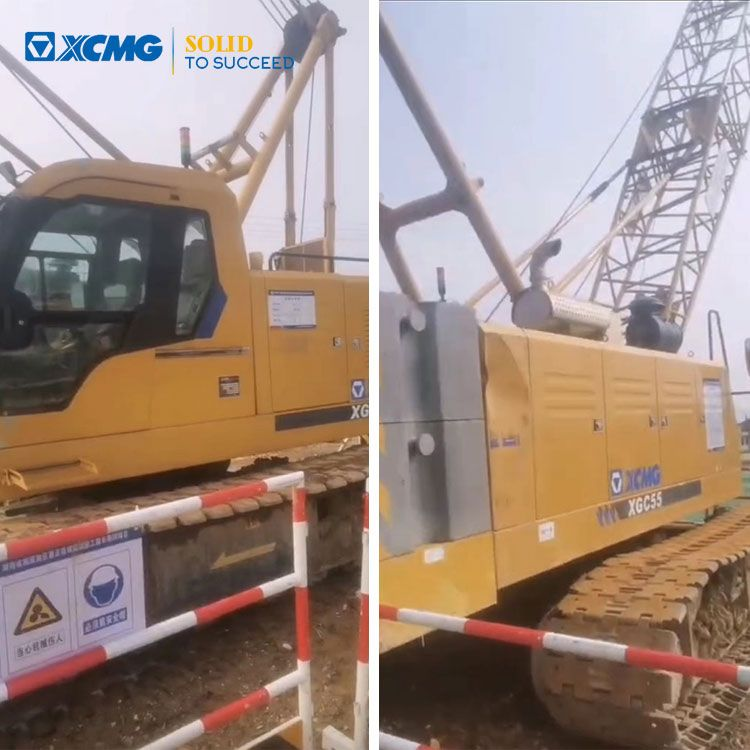 XCMG Official Used Mini Hydraulic Crawler Crane XGC55 for Sale