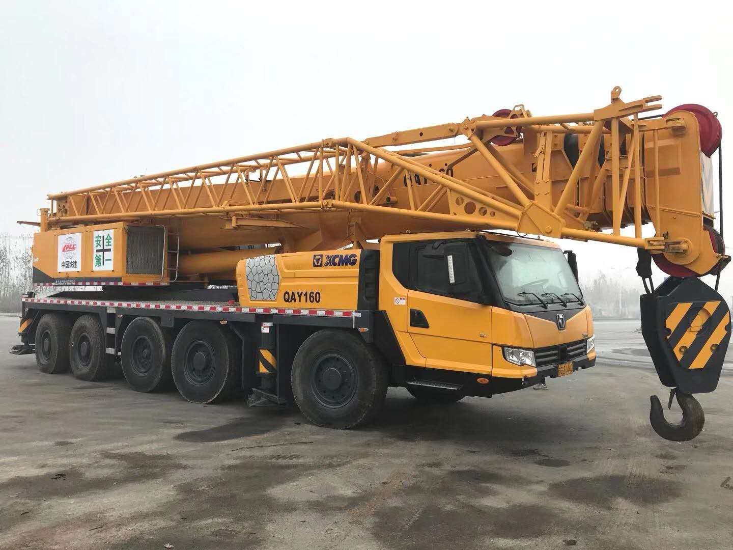 XCMG Truck crane Second Hand mobile hydraulic crane QAY160 Used, MACHMALL