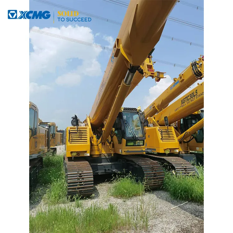 XCMG Factory 30t Telescopic Boom Crawler Crane XGC30TA Used Crawler Crane