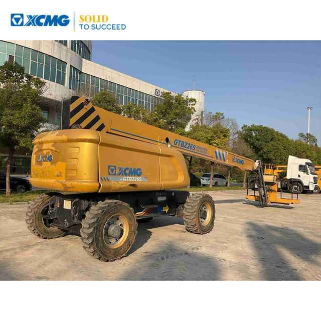 XCMG Factory Used Diesel Aerial Work Platform 2016 Year 26m Hydraulic Cherry Picker Boom Lift GTBZ26