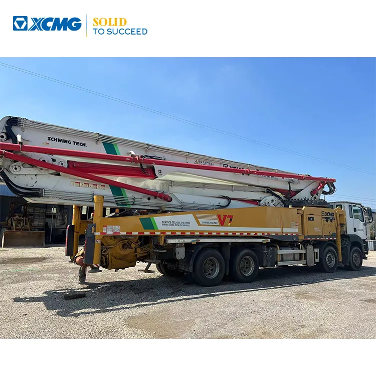 XCMG Official Concrete Machinery Second Hand HB62V 62m Used Mobile Concrete Pump for Sale