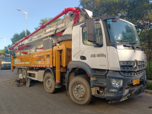 XCMG Manufacturer 58m Used Construction Concrete Pump HB58V with Benz Chassis