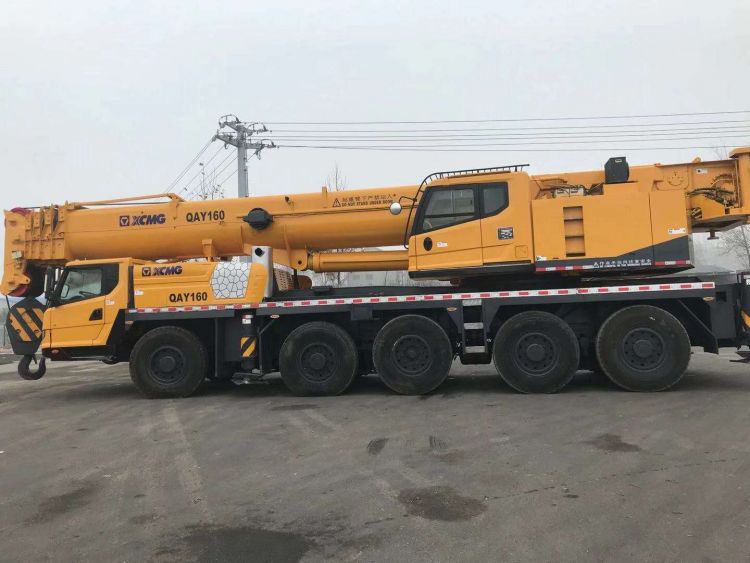 XCMG Truck crane Second Hand mobile hydraulic crane QAY160 Used, MACHMALL