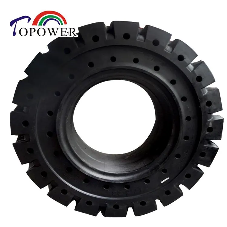 China solid tyre 17.5-25 otr tire rims 25 solid rubber wheel for loader Front side gantry crane