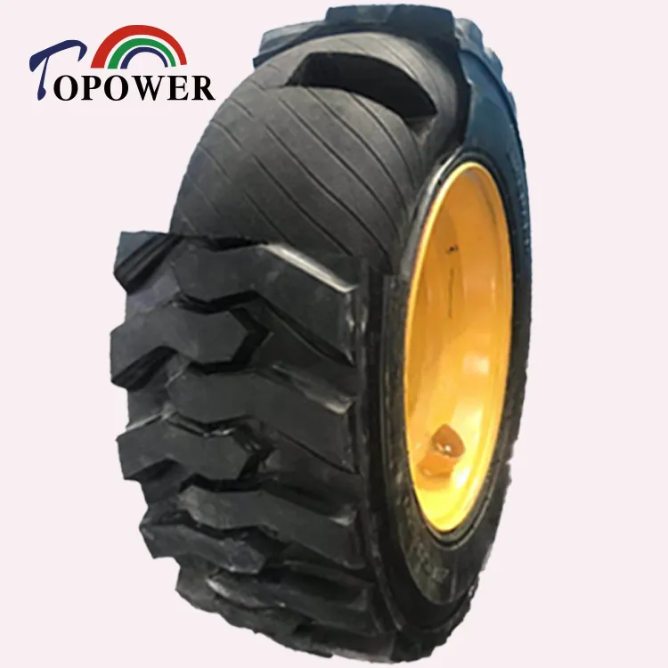 pu foamed filled rubber tyre  pu filled tire