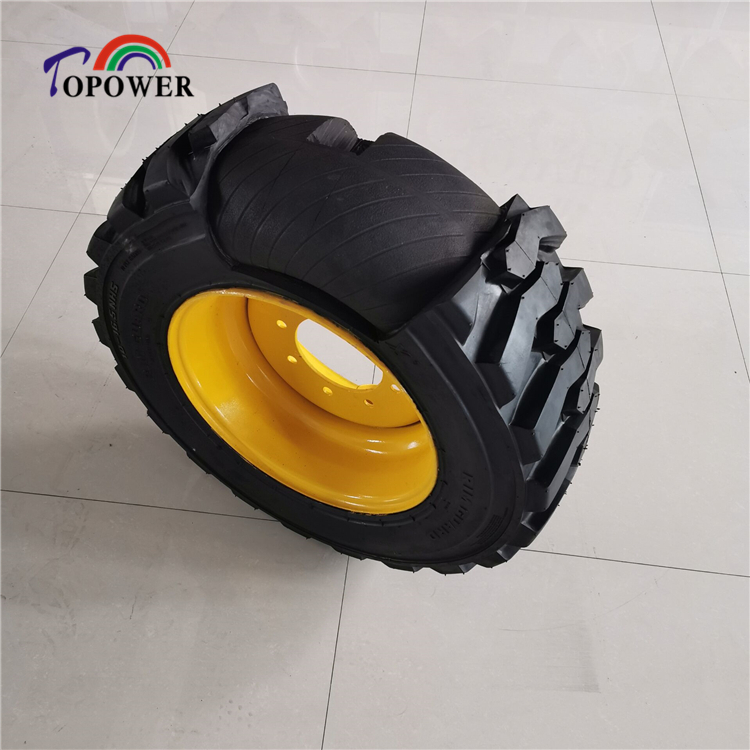 pu foamed filled rubber tyre pu filled tire, MACHMALL